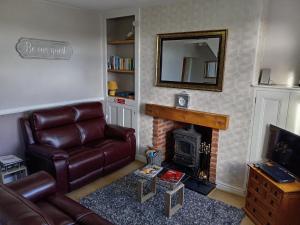 TV a/nebo společenská místnost v ubytování Copper Mine Cottage + 45 fotografií