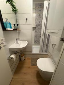 Un baño de Ferienwohnung Sieburg