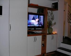 TV a/nebo společenská místnost v ubytování Paradiset THE GREEN NEST