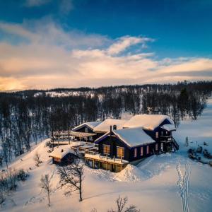 Το Fjällbäcken Lodge τον χειμώνα