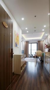 Χώρος καθιστικού στο Sunmie Home Hoàng Huy Commerce Apartment