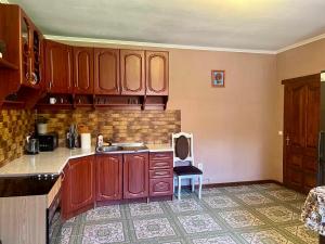 Η κουζίνα ή μικρή κουζίνα στο Cottage