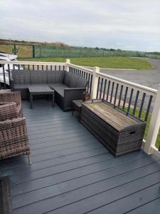 En balkon eller terrasse på Willerby Vogue Classique