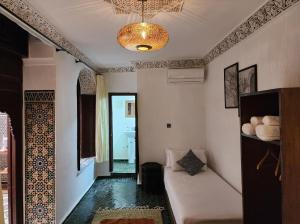 Posezení v ubytování Riad Dar Mazaj Fes