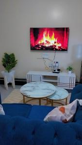 Posezení v ubytování Kenmire Homes Airbnbs, Your Key to Comfort