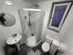 Koupelna v ubytování The Woodside