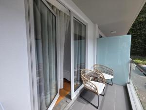 Balkón nebo terasa v ubytování Wings Apartment