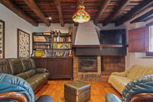 Posezení v ubytování Can More El Pasteral Alojamiento Rural