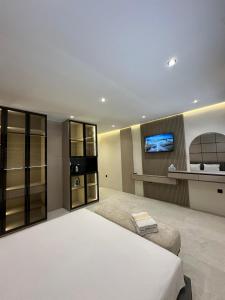 Kuchyň nebo kuchyňský kout v ubytování Studio sky lux 94