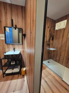 Koupelna v ubytování B&B Centar