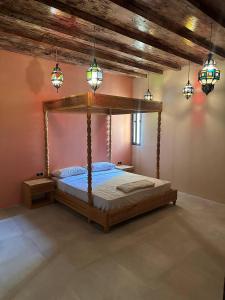 Postel nebo postele na pokoji v ubytování Studio sky lux 94