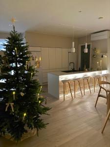 Η κουζίνα ή μικρή κουζίνα στο Finnish design villa with outdoor jacuzzi