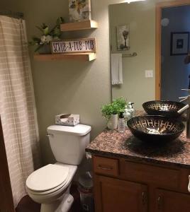 Koupelna v ubytování Peaceful West Omaha Stay