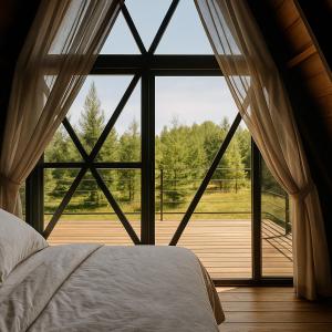 Postel nebo postele na pokoji v ubytování DenHills