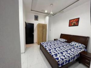 Postel nebo postele na pokoji v ubytování Luciole hebergement