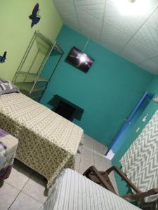 Et tv og/eller underholdning på Hostal Las Flores