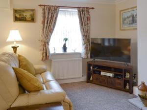TV a/nebo společenská místnost v ubytování Benny's Cottage