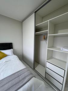 Ένα ή περισσότερα κρεβάτια σε δωμάτιο στο Vista increíble piso 10