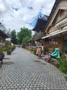 Κήπος έξω από το Big smile guesthouse - 큰주댕이 게스트하우스