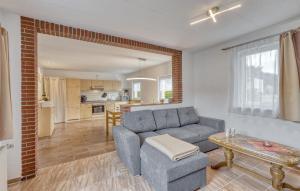 Kuchyň nebo kuchyňský kout v ubytování Ferienhaus Bansin Seebad