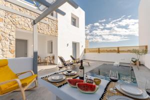 Jídlo v vily nebo okolí