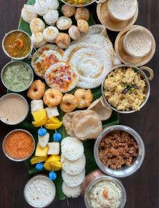 Jídlo v vily nebo okolí