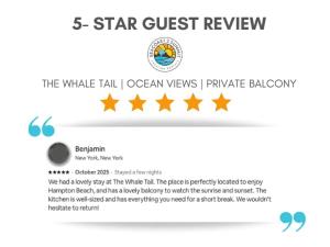 una captura de pantalla de la estela Sitio web de Privatehaven de olas del océano en Newly Renovated Ocean Views Private Balcony, en Hampton