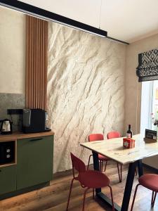 Kuchyň nebo kuchyňský kout v ubytování Котедж Gudz