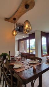 Fotografie z fotogalerie ubytování Les Cristaux Studio, with view to Mont Blanc v destinaci Combloux