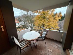 Balkón nebo terasa v ubytování NEU! Innenstadt inklusive Bettwäsche und Handtüchern, Kaffeevollautomat