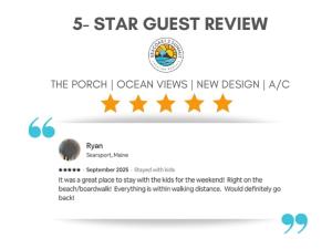 a screenshot of the facebook ocean views new design napc webpage at The Porch Ocean Views Newly Renovated in Hampton