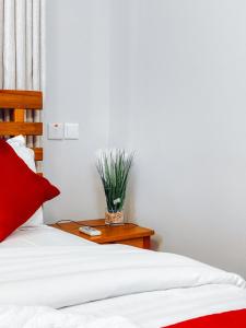 Postel nebo postele na pokoji v ubytování Meiran Apartments + 1 fotografie