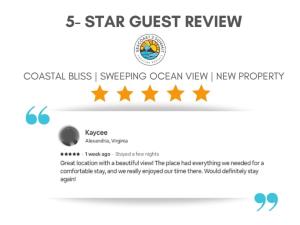 una captura de pantalla del sitio web de reseñas de Ocean Trust en Coastal Bliss, en Rye