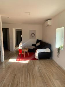 Posezení v ubytování Maison à la campagne