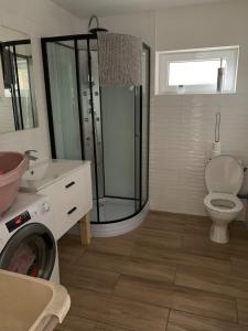 Koupelna v ubytování Maison à la campagne