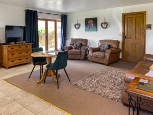 Χώρος καθιστικού στο Castle Clover