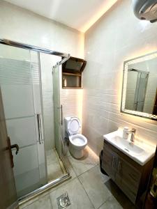 Koupelna v ubytování Ammon Sun Residence