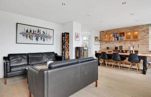 Posezení v ubytování Fiskerhus