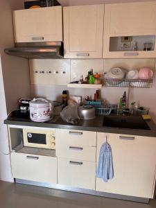 Η κουζίνα ή μικρή κουζίνα στο Center Point Condo