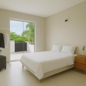 Postel nebo postele na pokoji v ubytování Village GRAND LUX exclusivo com piscina privativa