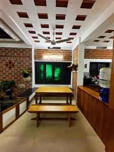 Kuchyň nebo kuchyňský kout v ubytování Escape Inn