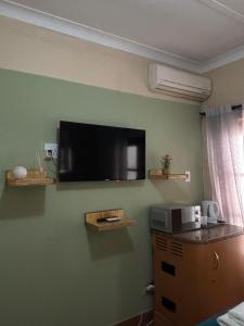 Kuchyň nebo kuchyňský kout v ubytování Laroza guest house