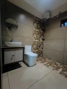 Koupelna v ubytování Zarax home stay