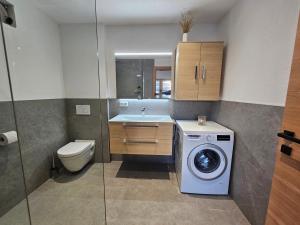 Ένα μπάνιο στο Apartment Warscher