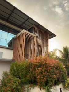 Un jardín fuera de E7 Apartment