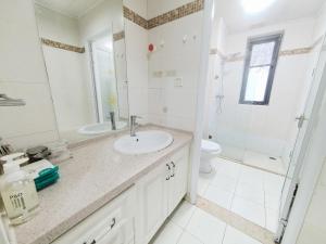 a bathroom with a sink and a toilet at egolife in Beijing +13 photos