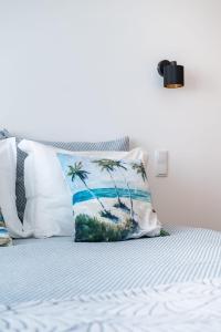 Postel nebo postele na pokoji v ubytování Na Casa da Fátima