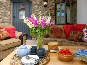 Istumisnurk majutusasutuses Yr Hen Gof