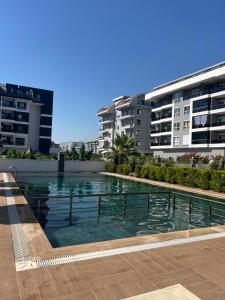 Πισίνα στο ή κοντά στο Sunny Sea Apartment Kargicak- 300 m zum Strand