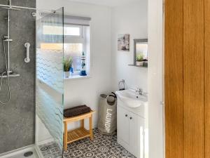 Koupelna v ubytování Lilypots